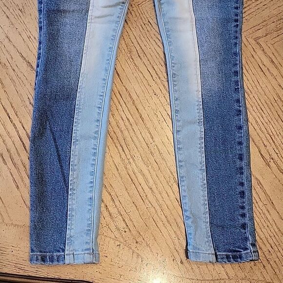 Kendall + Kylie size 26 two toned babe skinny jeans NWOT - Picture 6 of 12